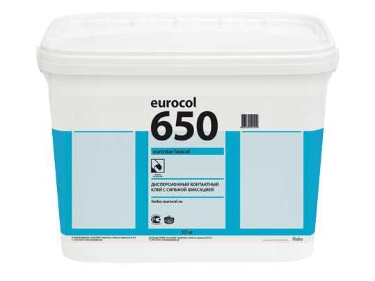 картинка Дисперсионный контактный клей 650 EUROSTAR FASTCOL 3кг. от Интернет-магазина Эллипс